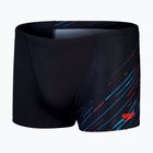 Boxeri de înot pentru bărbați Speedo HyperBoom V-Cut Aquashort black/picton blue/siren red