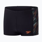 Boxeri de înot pentru copii Speedo HyperBoom Panel Aquashort black/country green/nectarine