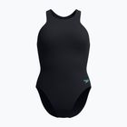 Costum de baie întreg pentru femei Speedo Racer Zip with Built in Swim Bra anthracite anthracite