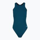 Costum de baie întreg pentru femei Speedo Racer Zip with Built in Swim Bra dark teal