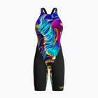 Costum de baie întreg pentru femei Speedo Fastskin LZR Pure Valor 2.0 Closedback Kneeskin black/molten blur
