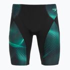 Jammeri de înot pentru bărbați Speedo Endurance+ Max Compression Jammer negru/turcoaz gem