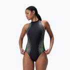 Costum de baie întreg pentru femei Speedo Printed Hydrasuit turcoaz gem