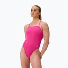 Costum de baie întreg pentru femei Speedo FL Solid V-Back flare roz