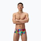 Boxeri de înot pentru bărbați Speedo Printed 13.5 cm Brief prismatic paradise/ruby