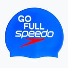 Căciulă de înot Speedo Printed Silicone speedo blue go full speedo