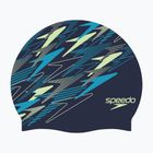 Cască de înot Speedo Printed Silicone peacoat/pale clover/mayan blue