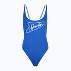 Costum de înot întreg pentru femei Speedo Solid Bound Scoop Turkish Sea/Bright White