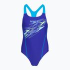 Costum de baie întreg pentru copii Speedo Medley Logo Medalist sapphire/mayan blue