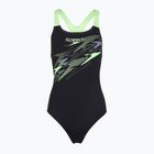 Costum de baie întreg pentru femei Speedo Medley Logo Medalist anthracite/clover