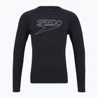 Longsleeve de înot pentru bărbați Speedo Endurance+ Logo Rash Guard anthracite