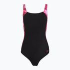 Costum de baie întreg pentru femei Speedo Shaping LunaLustre Printed anthracite/ruby