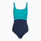 Costum de baie întreg pentru femei Speedo Shaping Contour Eclipse peacock teal/peacoat