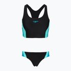 Costum de baie întreg pentru femei Speedo Colourblock Splice 2.0 anthracite/mayanblue