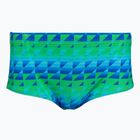 Boxeri de înot pentru bărbați Speedo ML cu imprimeu slip 13.5 cm triunghiuri matlasate/lagoon blue