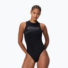 Costum de baie întreg pentru femei Speedo Endurance+ Logo Hydrasuit anthracite