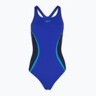 Costum de baie întreg pentru femei Speedo Solid Splice Medalist sapphire/peacoat