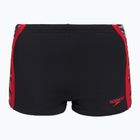 Boxeri de înot Speedo Hyperboom Splice Aquashort anthracite/high risk red