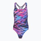 Costum de înot întreg pentru copii Speedo Hyperboom Print Medalist anthracite