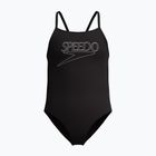 Costum de înot întreg pentru copii Speedo Endurance+ Logo Thinstrap anthracite