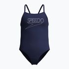 Costum de baie întreg pentru copii Speedo Endurance+ Logo Thinstrap peacoat