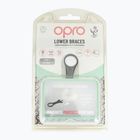 Protector de maxilar Opro Lower Braces alb
