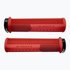 Mânere de ghidon Peaty's Monarch Knurl Thin red