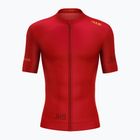 Tricou de ciclism pentru bărbați HUUB Jason Kenny cherry red