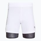 Pantaloni scurți de antrenament pentru bărbați FUMETSU Icon Dual Layer Fight white