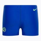 Boxeri de înot pentru copii Nike Multi Logo Square Leg albastru NESSD042-494