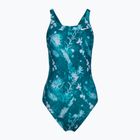 Costum de baie dintr-o singură piesă pentru femei Nike Hydrastrong Multi Print Fastback mineral teal