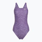 Costum de baie dintr-o singură piesă pentru femei Nike Hydrastrong Multi Print Fastback space purple