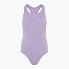 Costum de baie dintr-o bucată pentru copii Nike Essential Racerback lilac bloom