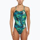 Costum de baie dintr-o piesă pentru femei Nike Hydrastrong Multi Print Lace Up Tie Back bicoastal