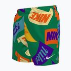 Șort de înot pentru copii Nike Tossed Flags 4" Volley stadium green