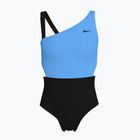 Costum de baie dintr-o piesă pentru copii Nike Color Block Asymmetrical Monokini black