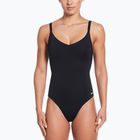 Costum de înot dintr-o piesă pentru femei Nike Essential V-Neck black