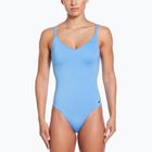 Costum de înot dintr-o piesă pentru femei Nike Essential V-Neck university blue