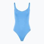 Costum de înot dintr-o piesă pentru femei Nike Essential V-Neck university blue