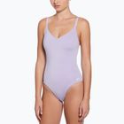 Costum de înot dintr-o piesă pentru femei Nike Essential V-Neck hydrangeas