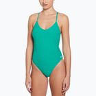 Costum de baie dintr-o piesă pentru femei Nike Swoosh Link Y-Back stadium green