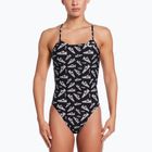 Costum de înot dintr-o piesă pentru femei Nike Hydrastrong Cutout jet black