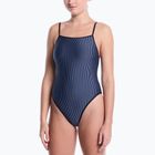 Costum de înot întreg pentru femei Nike Ocean Bound Ripple Texture Square Neck slate