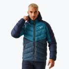 Geacă de puf pentru bărbați  REGATTA Hooded Dalent moroccan blue/moonlight denim