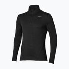 Longsleeve de alergare pentru bărbați Mizuno Tech Thermal Charge Breath Thermo Half Zip Long Sleeve Tee black