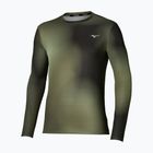 Longsleeve de alergare pentru bărbați Mizuno Core Graphic Long Sleeve Tee Forest Night