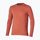 Longsleeve de alergare pentru bărbați Mizuno Core Impulse Long Sleeve Tee ginger