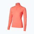 Bluză pentru femei de alergare Mizuno Core Impulse Half Zip Long Sleeve Tee desert flower