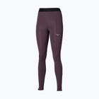 Colanți de alergare pentru femei Mizuno Core Impulse Long Tight raisin