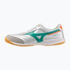 Încălțăminte de fotbal Mizuno Morelia Sala Pro IN white/arcadia/lava orange